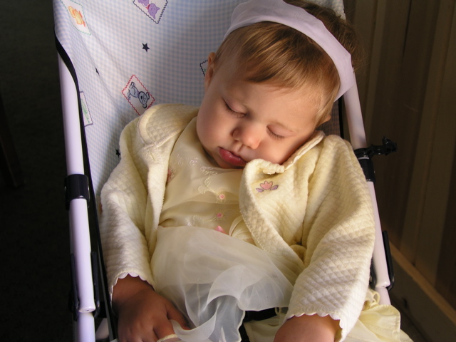 The reception was tiring