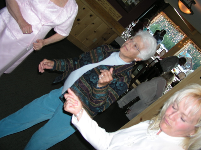 Nadia dances the night away