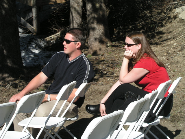 Steve and Allyson watch Nate and Christina Plan the Ceremony