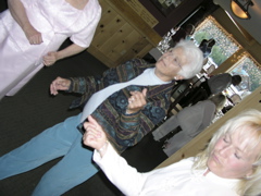 Nadia dances the night away