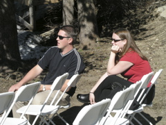 Steve and Allyson watch Nate and Christina Plan the Ceremony